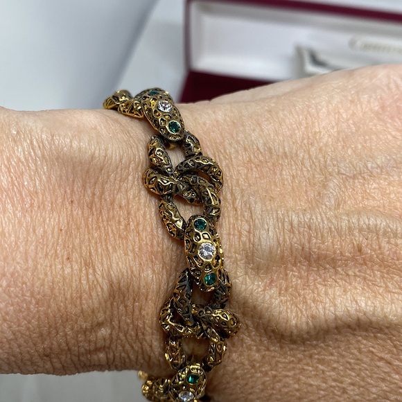 Stunning vintage Camrose & Kross JBK snake bracelet - Picture 2 of 16